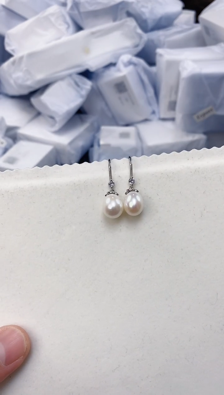 未镶嵌耳饰淡水珍珠ED1048