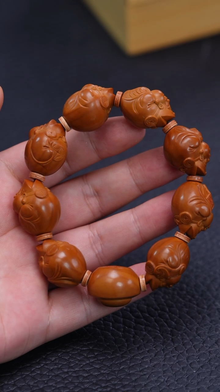 【闪购商品】橄榄核其他回血元甲本工2.0海派财神手串