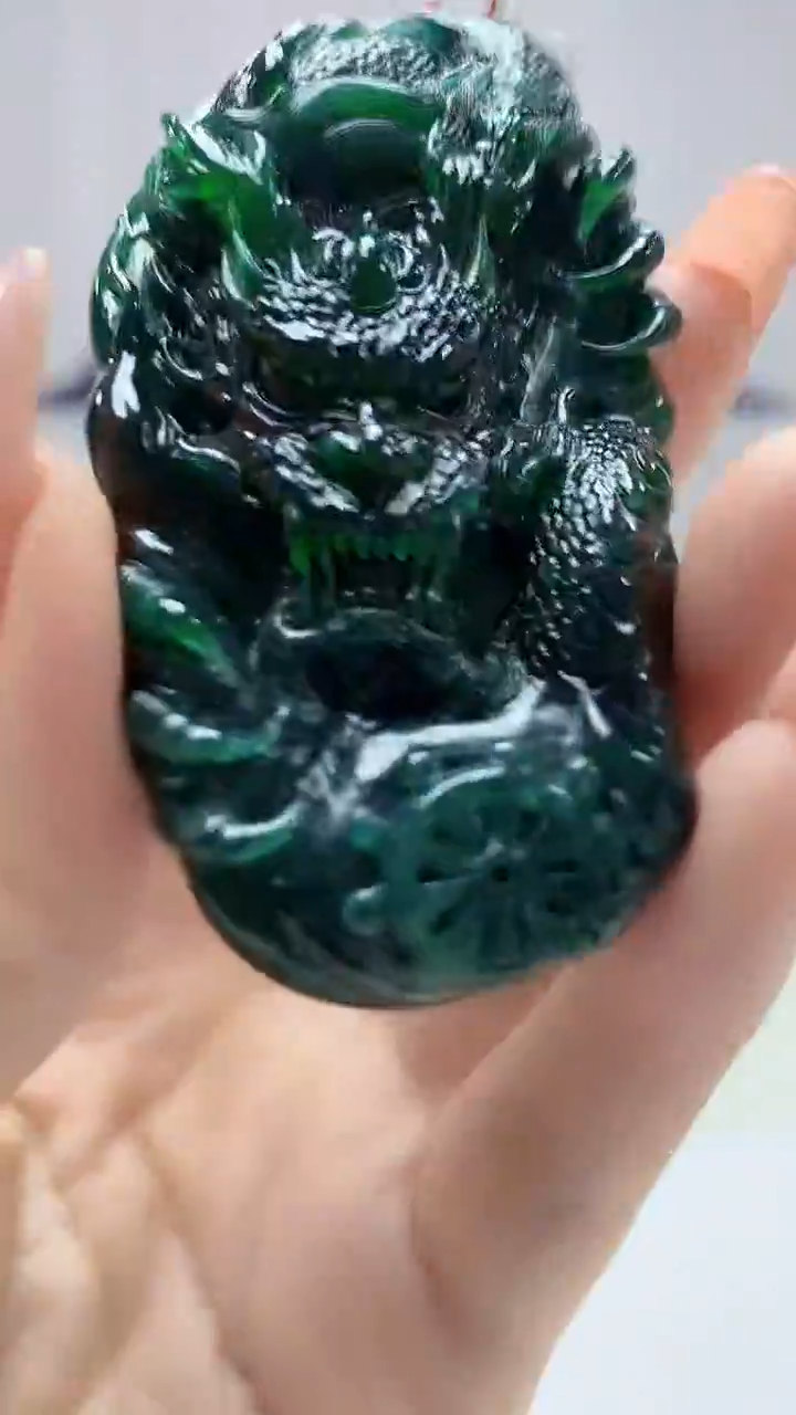 【闪购商品】定制翡翠未镶嵌4688DD-毛货挂件10