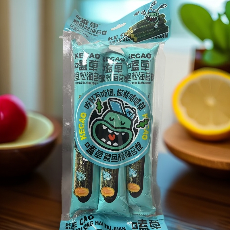 【保质期25.12.10】海苔卷54g（肉松+鳕鱼松+虾松）到手6包（3个口味）