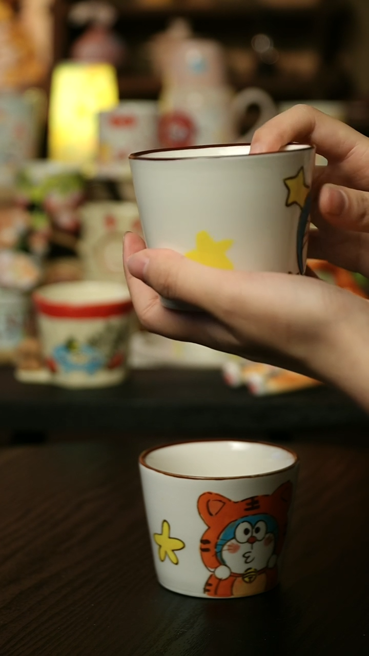 【闪购商品】杯子陶瓷景德镇高温釉下彩&A507