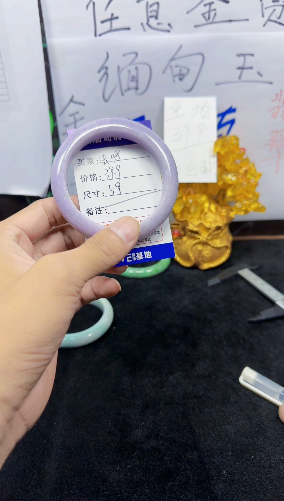 未镶嵌手镯翡翠虫**虫17