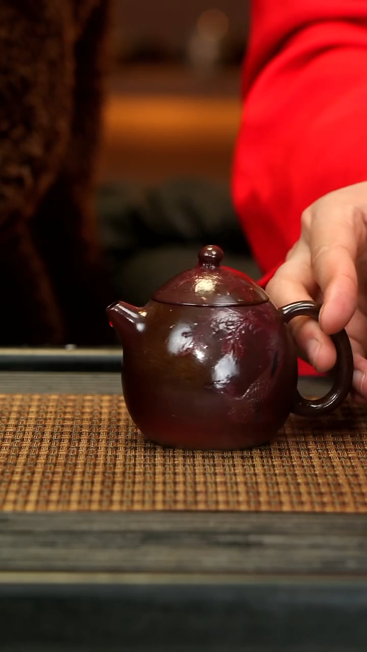 【闪购商品】紫砂茶壶ZCJ45龙蛋 豆青柴烧