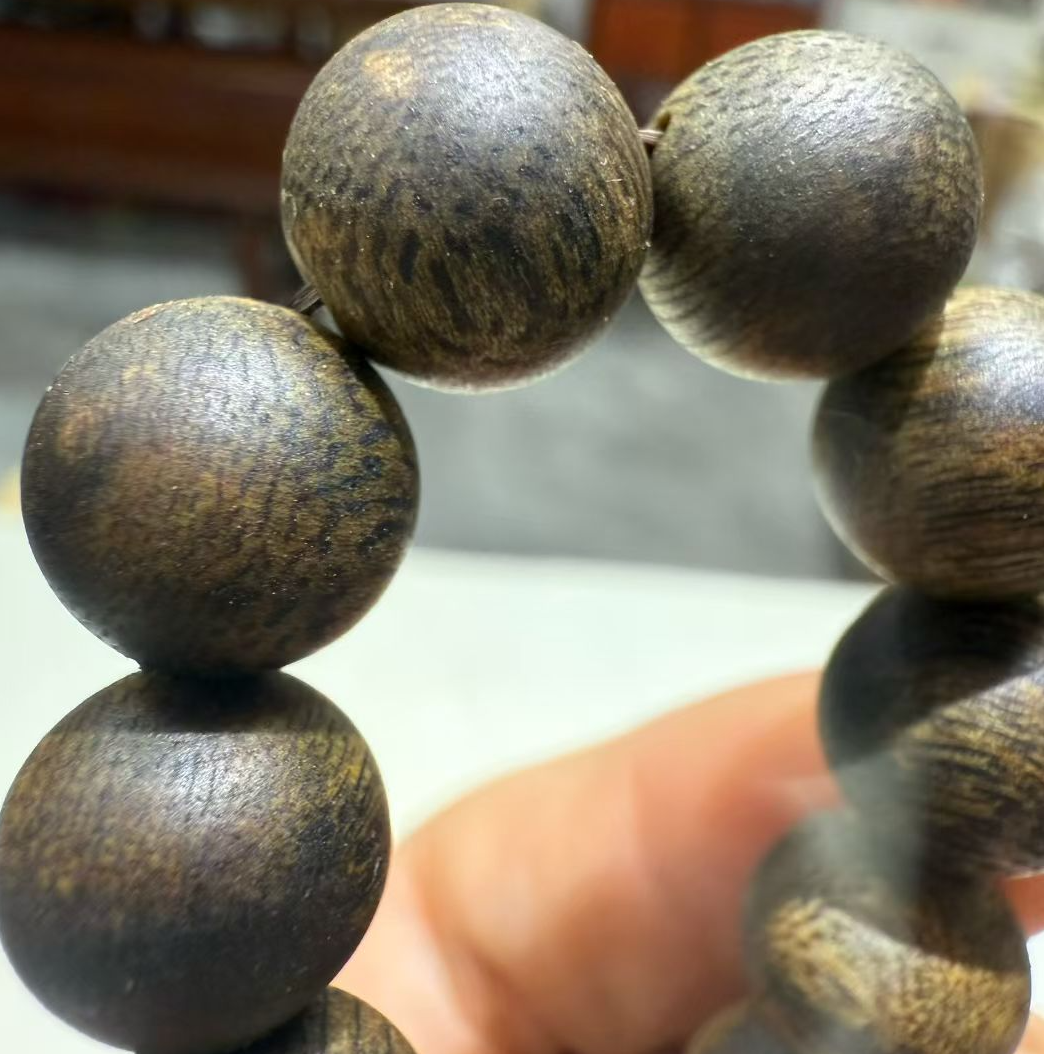 13mm圆珠单圈手串11克男士优选颗颗满油满脂