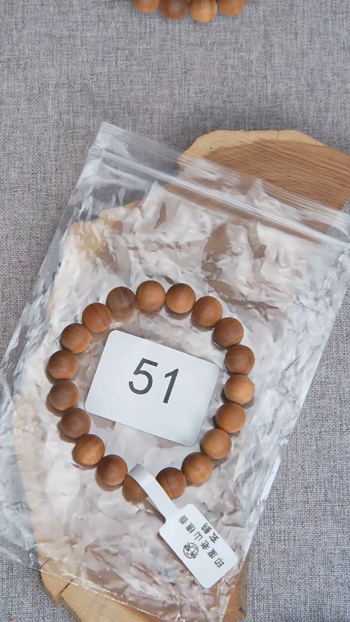 檀香木手串/手链希莫加黑横纹1.0单圈奶甜韵随机发 51