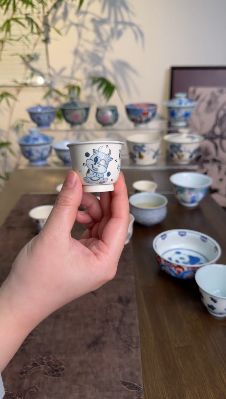 【闪购商品】景德镇手绘茶杯茶杯