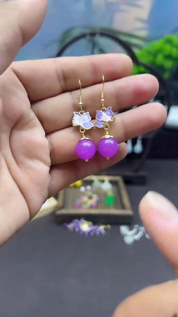 未镶嵌耳饰玛瑙/玉髓028