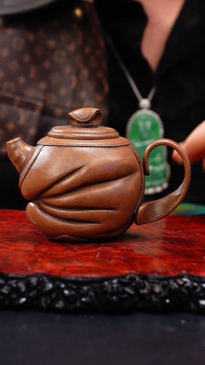 【闪购商品】紫砂茶壶64 皮包壶,SPH,老段泥