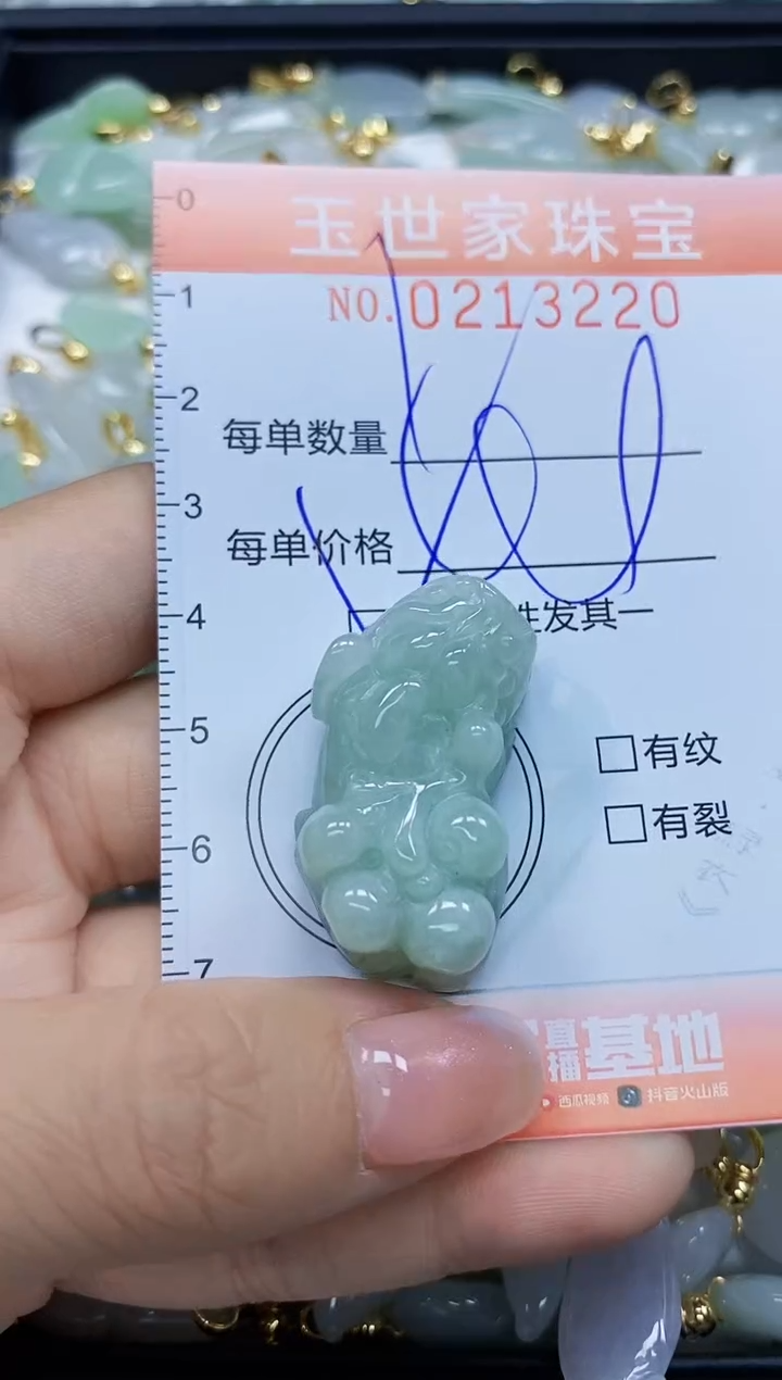 【闪购商品】翡翠未镶嵌颈饰闪购0213220