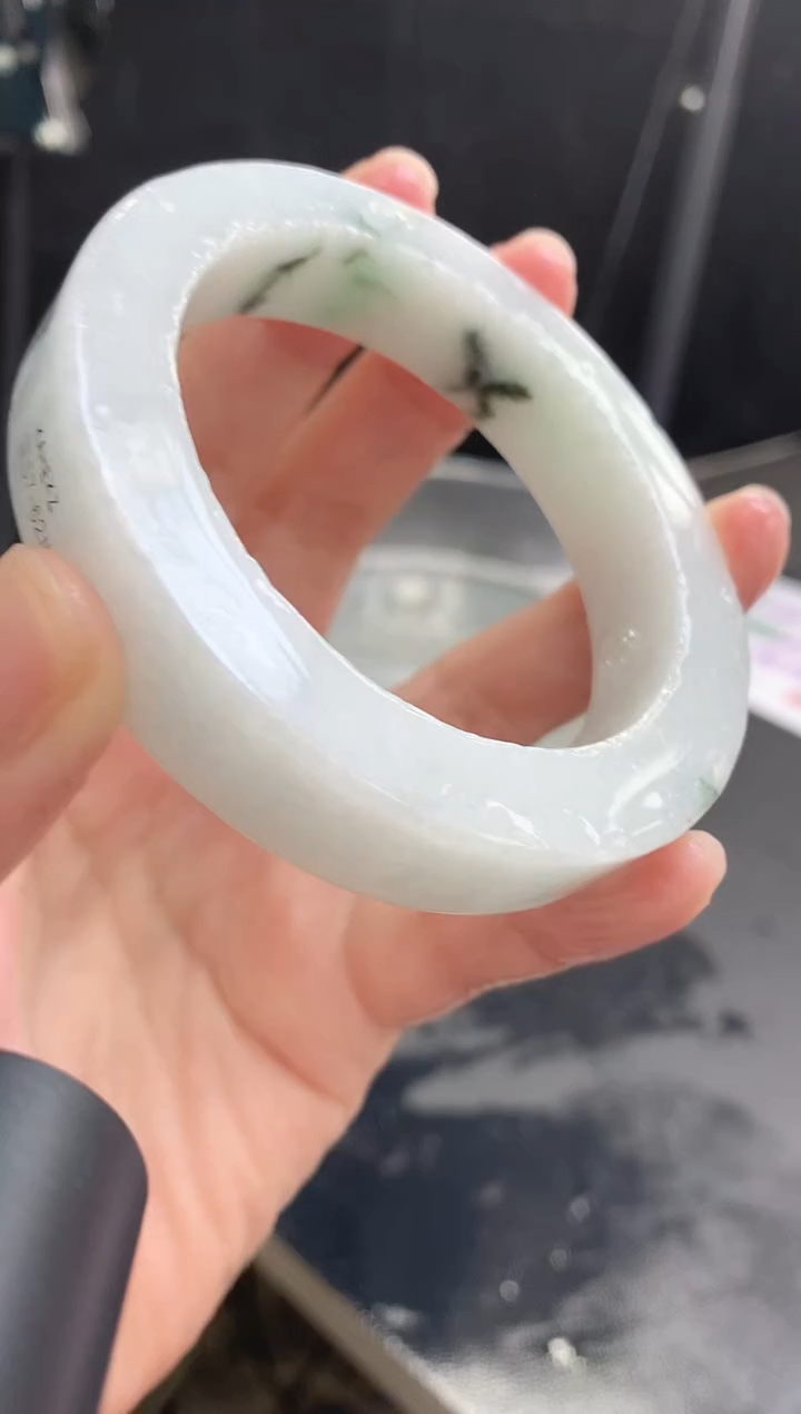 【闪购商品】定制翡翠手镯未镶嵌46 58-61正