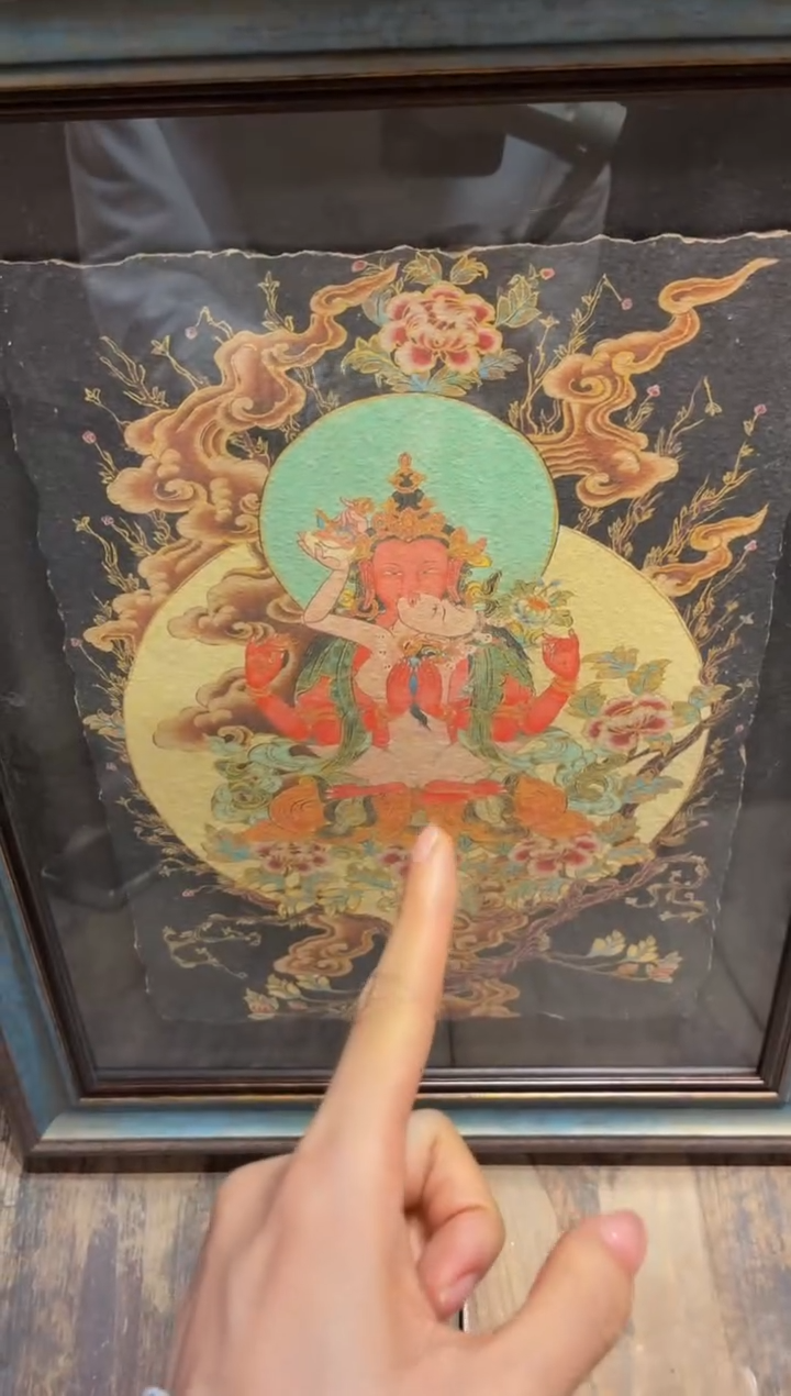 卷轴画悠宇书画甄选链接{带框}