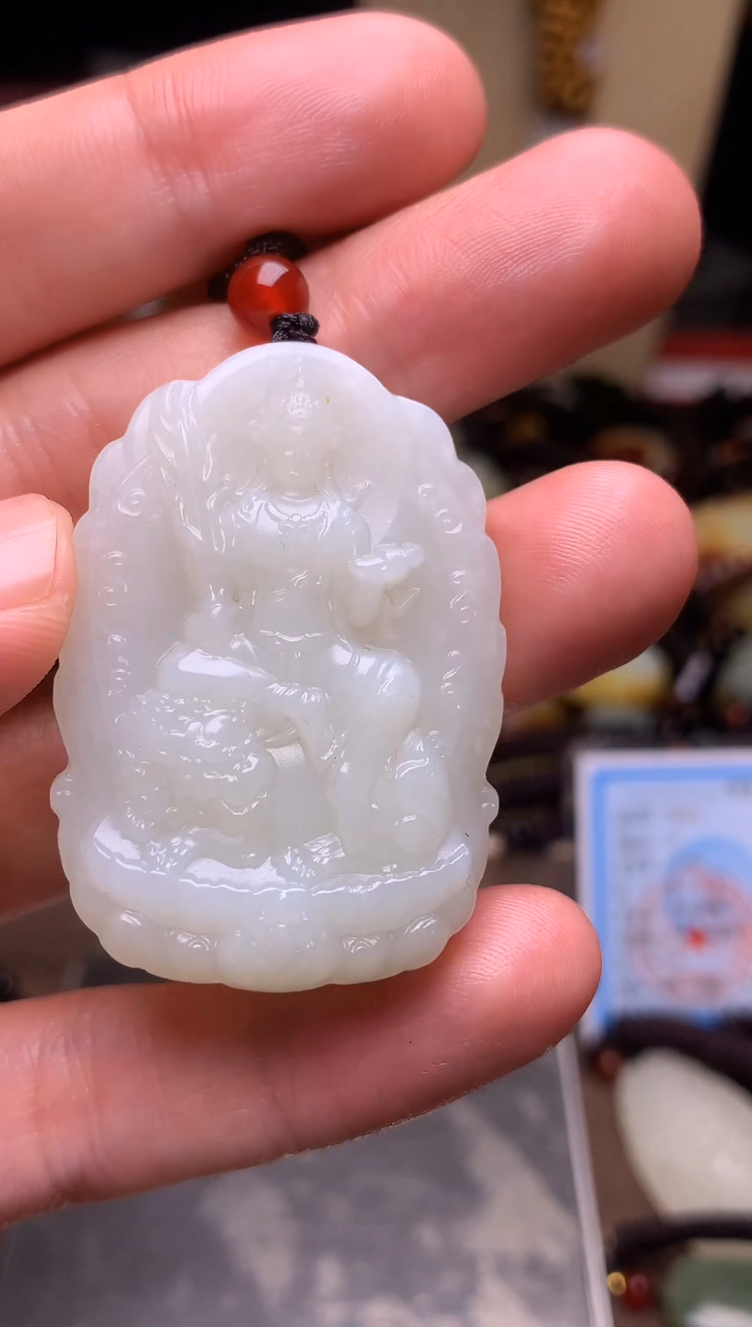 颈饰未镶嵌和田玉新疆料青海料清水和田玉吊坠