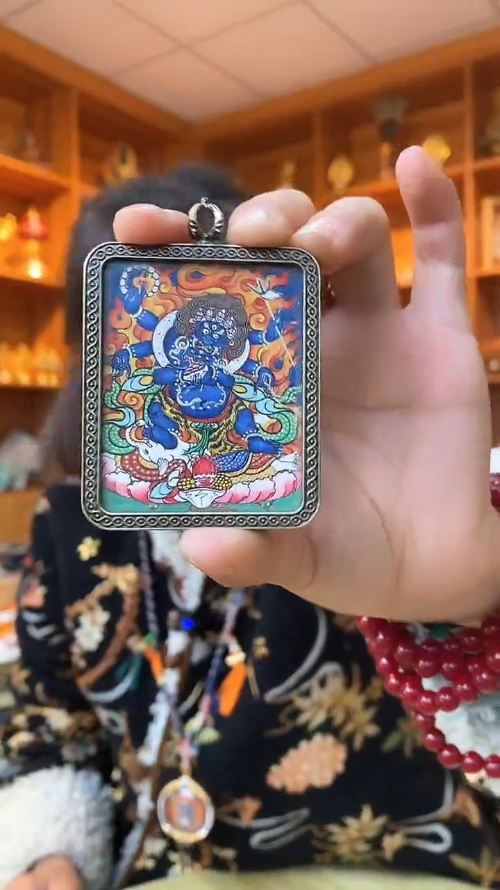 【闪购商品】泥塑六臂大黑天-与实物略有差异介意者慎拍