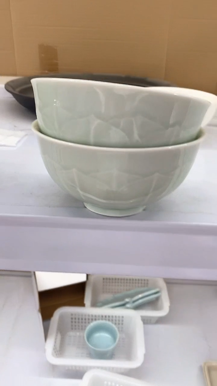 瓷片一对陶瓷茶具茶器