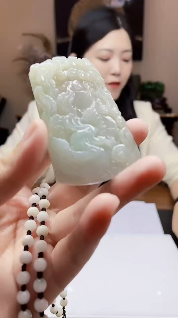 未镶嵌定制翡翠吊坠128