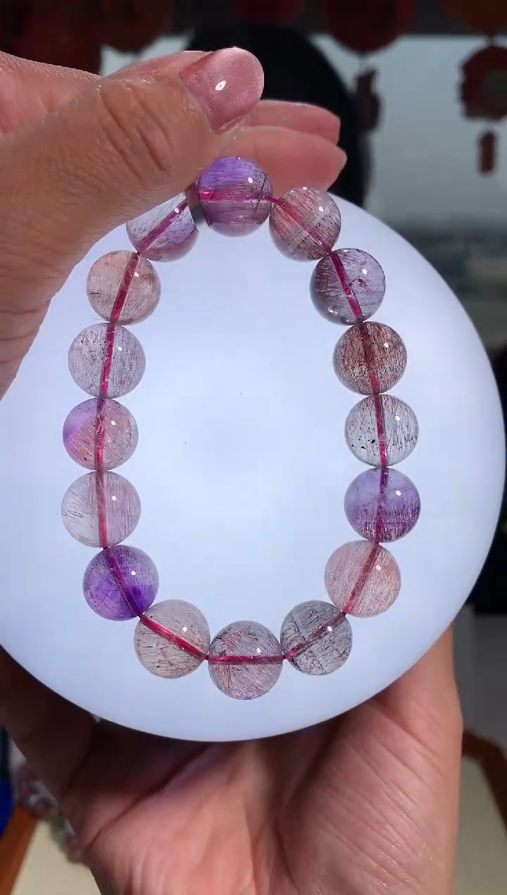 【闪购商品】水晶手链未镶嵌12.5-13mm仙女超七手链