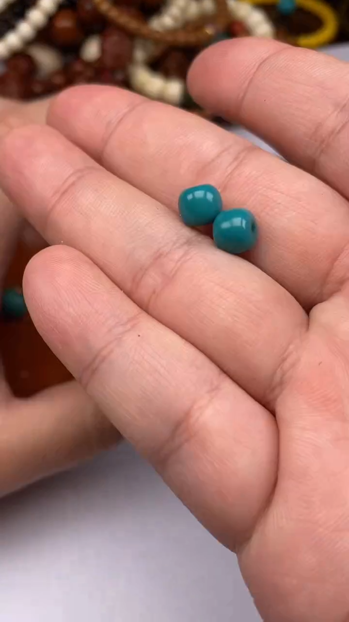 【闪购商品】绿松石圆珠未镶嵌松石圆珠