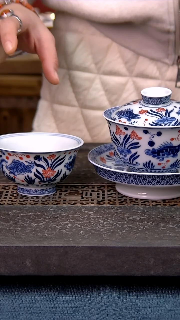 简装家用款2件套 老陶泥开片纹陶瓷茶具