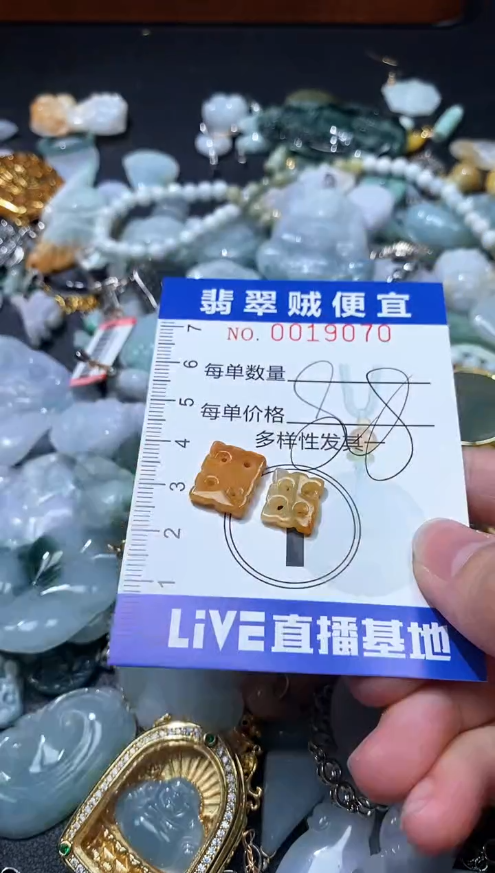 翡翠未镶嵌颈饰闪购0019070