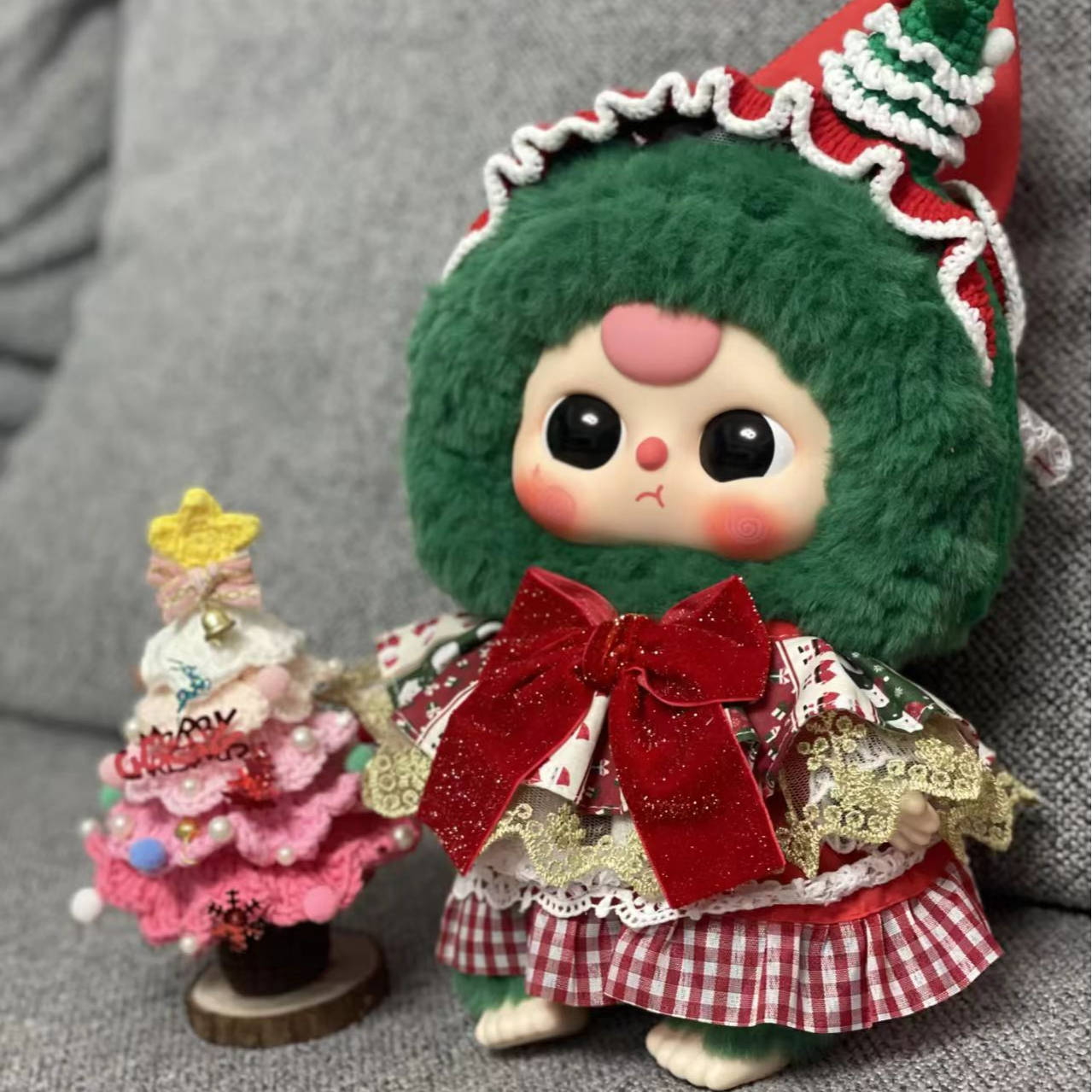 【崔崔专属平拆】娃三岁-圣诞400%毛绒盲盒