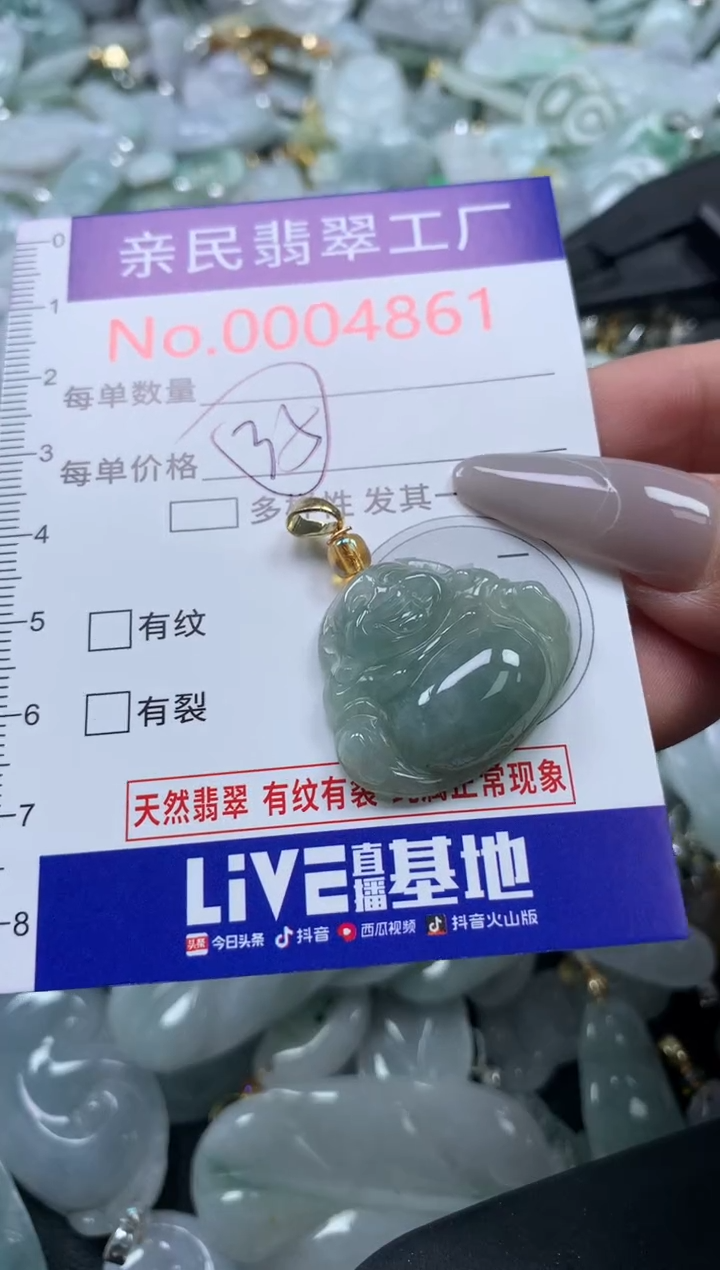 颈饰未镶嵌翡翠4861