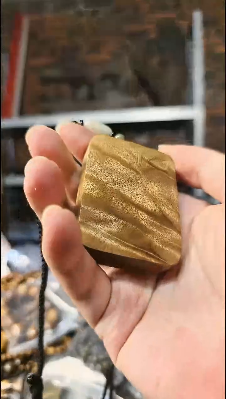 楠木（金丝楠）把件无事牌