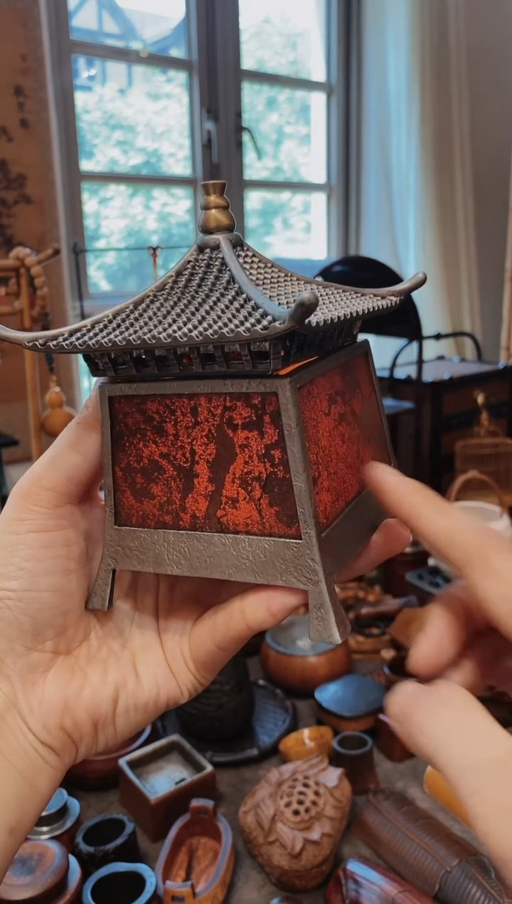 宫灯造型氛围灯香炉