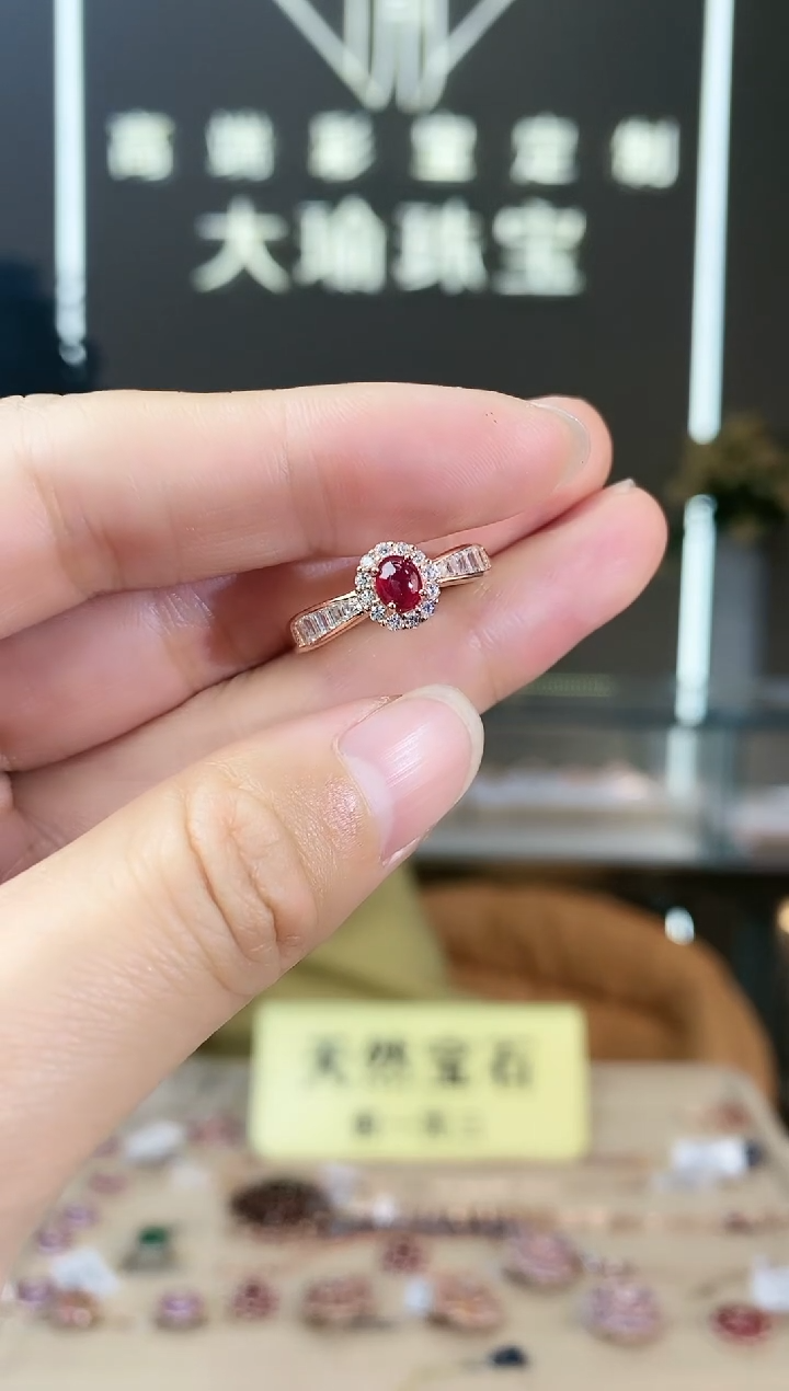 【闪购商品】红宝石手饰银S925镶嵌手饰