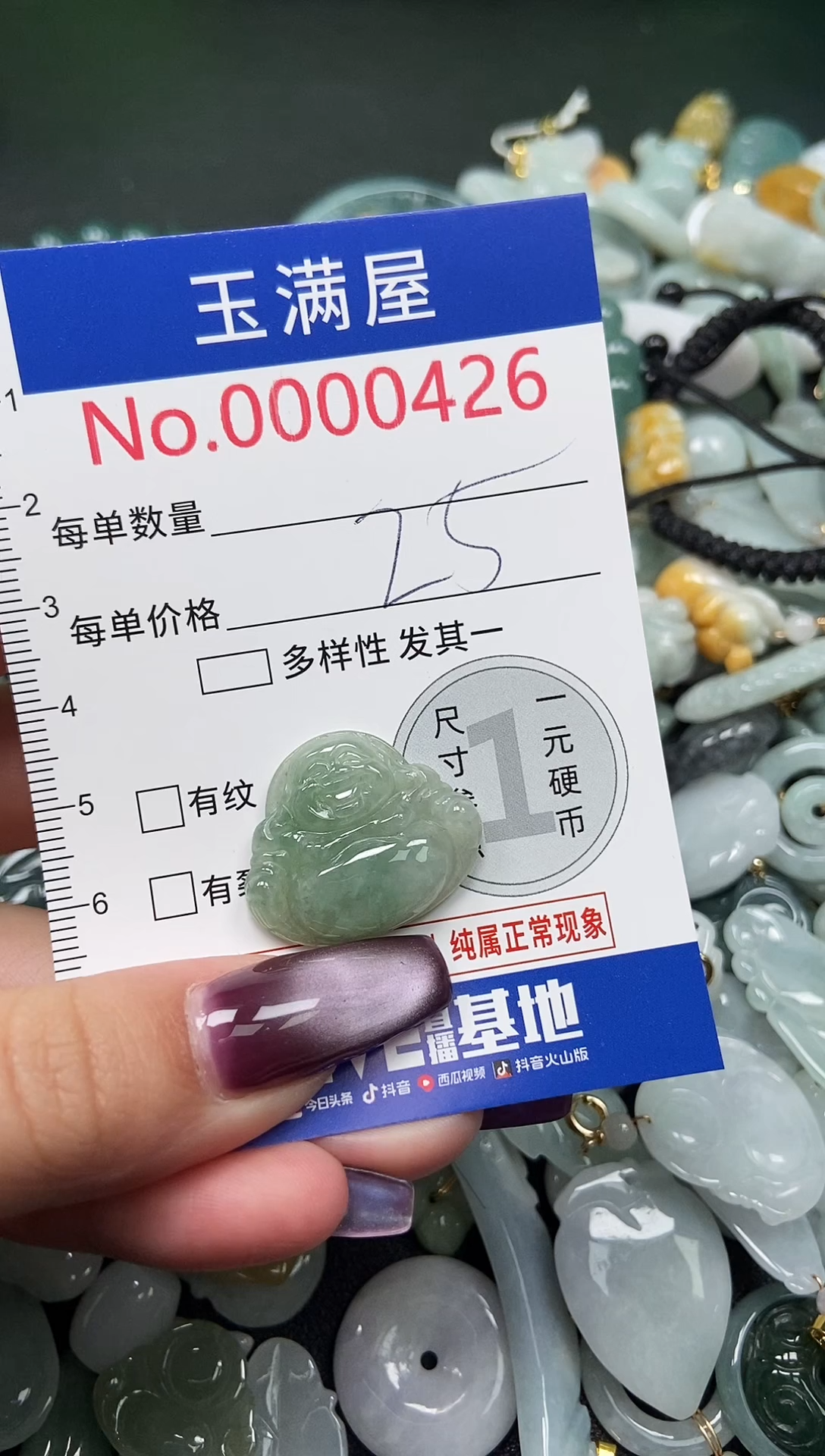 颈饰未镶嵌翡翠426