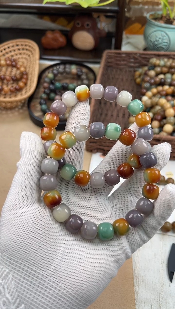 手串菩提根/象牙果a558 卡13 油膏瑕疵