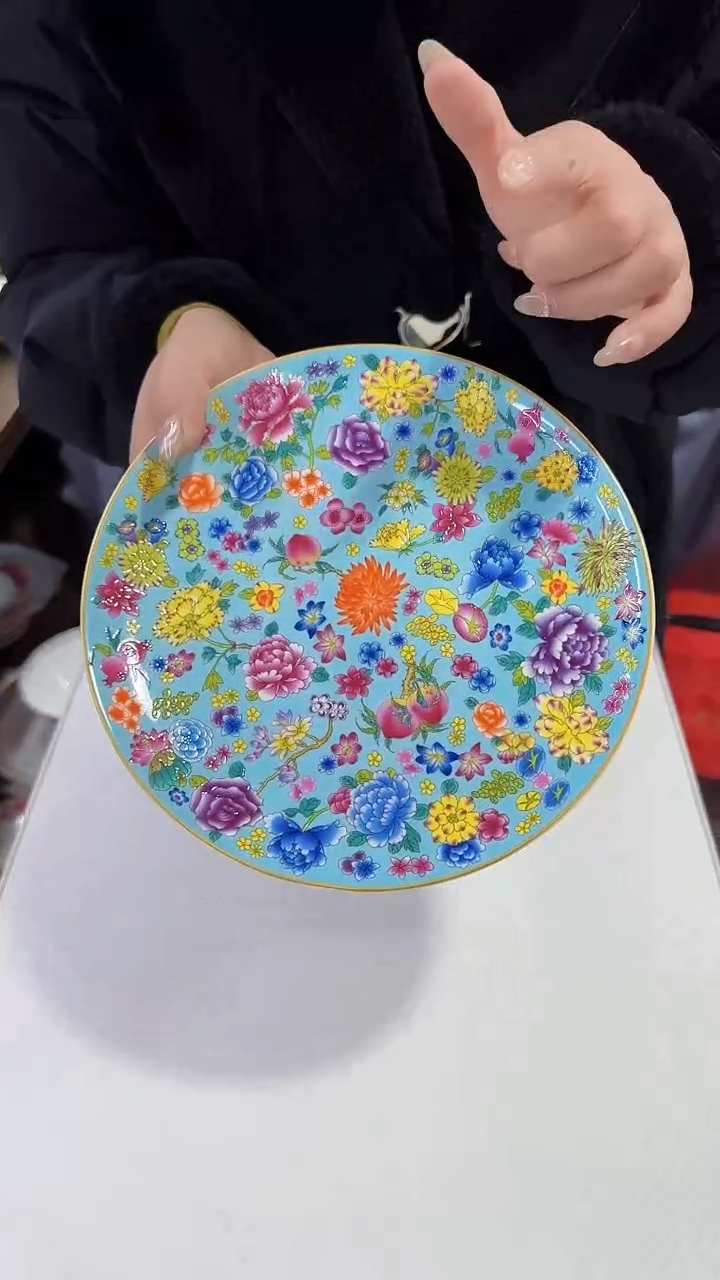 【闪购商品】瓷片8英寸骨碟10个景德镇陶瓷