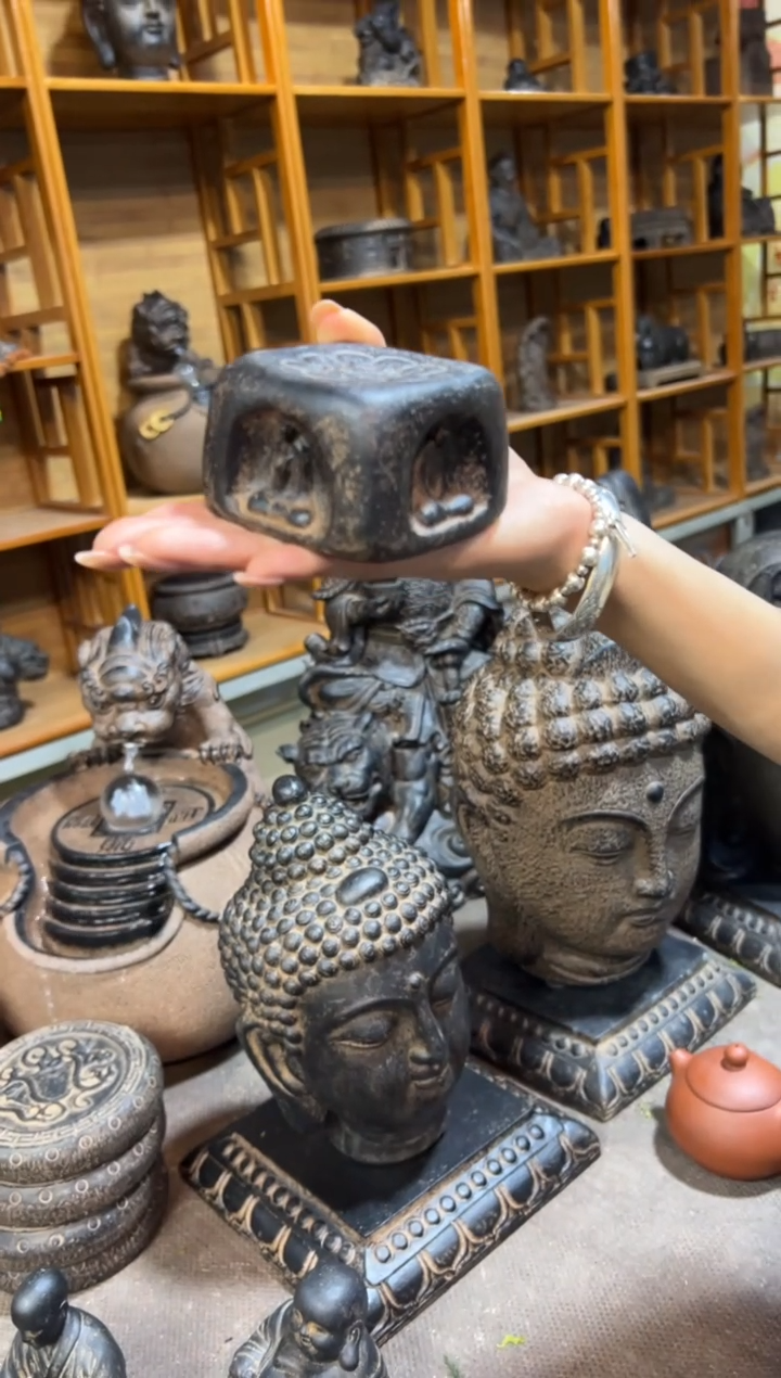 陶土【火山泥】四面佛香插