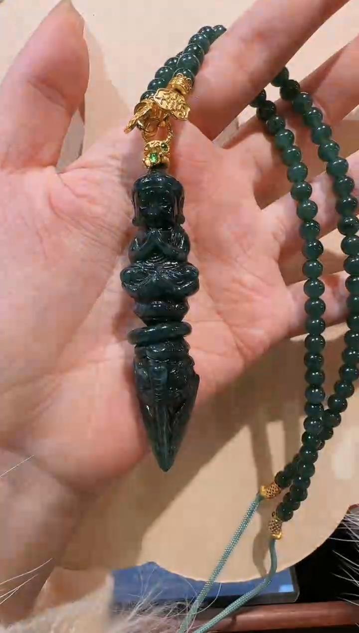 【闪购商品】翡翠颈饰未镶嵌国风