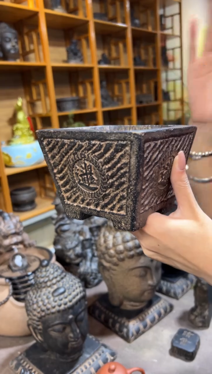 陶土【火山泥】日进斗金盆