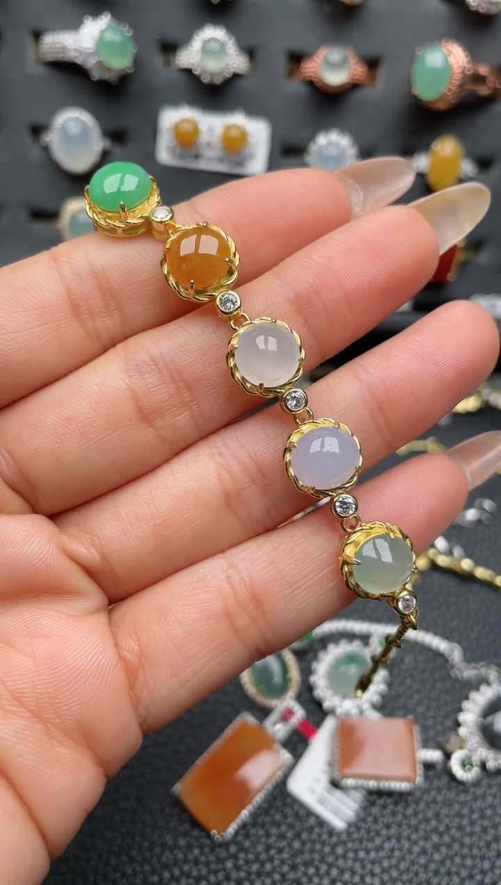 【闪购商品】翡翠戒指银S925镶嵌1111111111  72