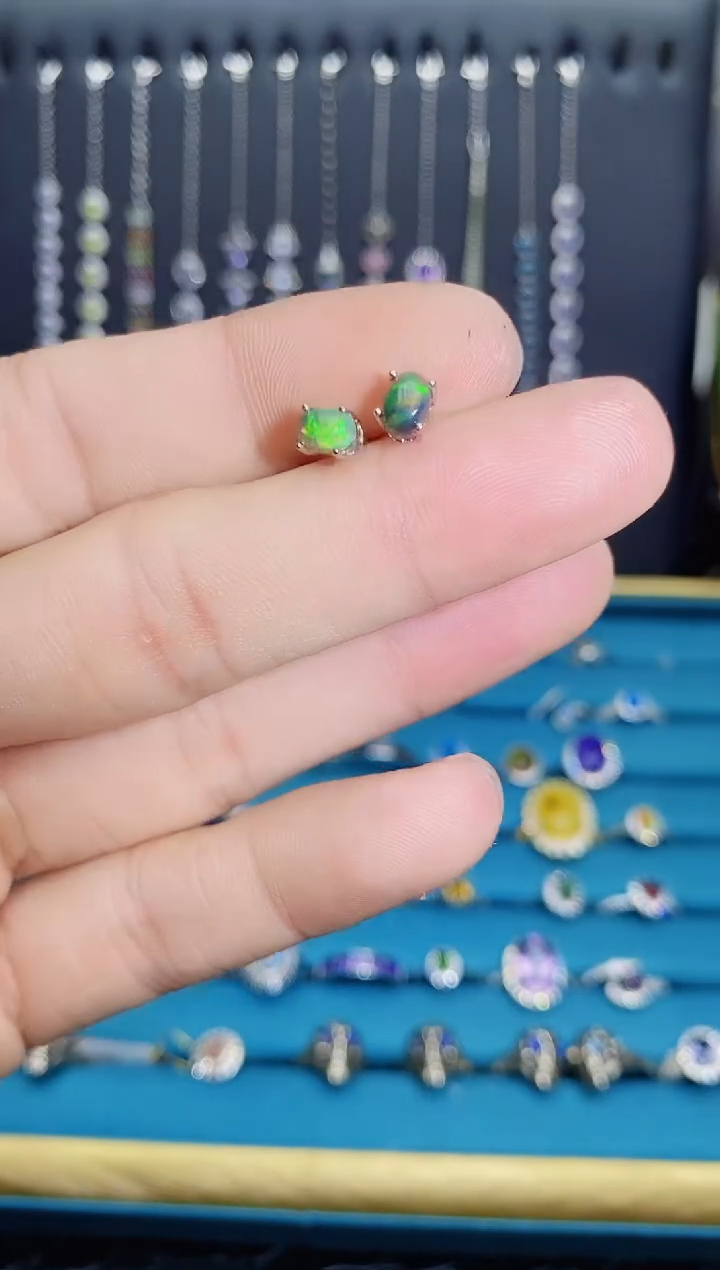 【闪购商品】欧泊珠宝奇石银S925镶嵌1212