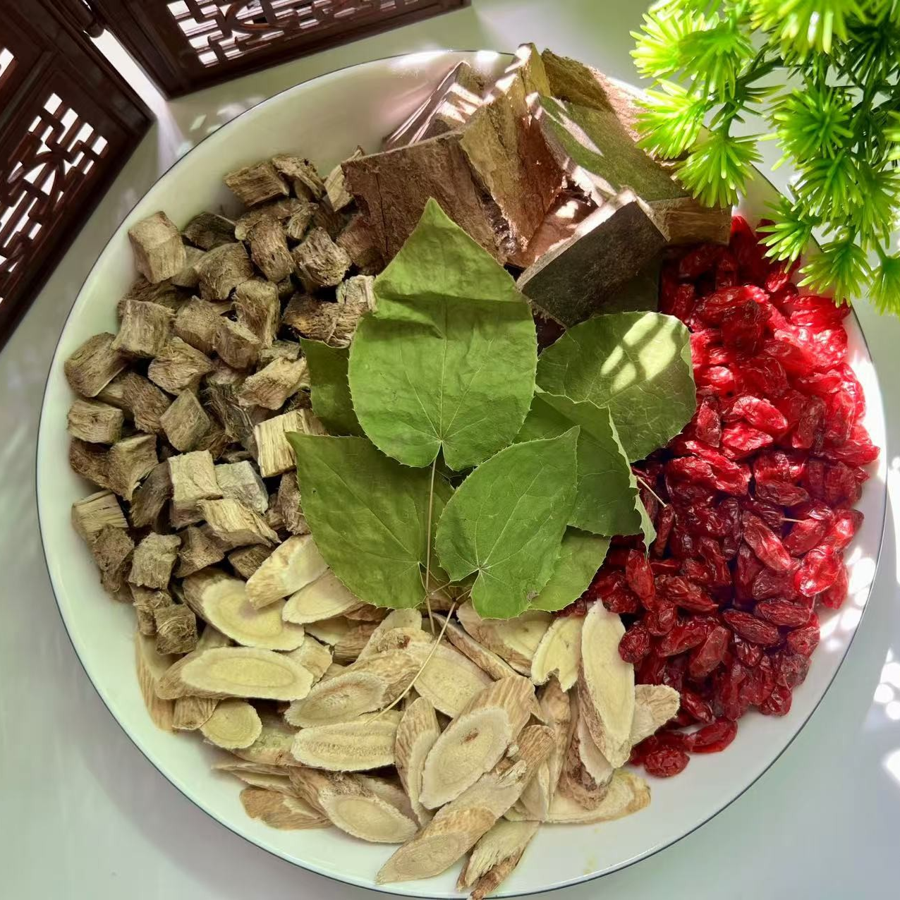 踏自然【五宝汤料】秦岭深山柴葛根  杜仲黄芪 淫羊藿山茱萸 黄金配