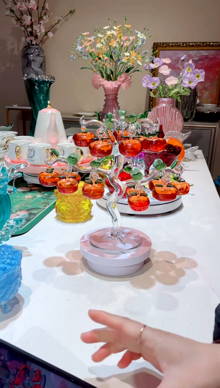 【闪购商品】琉璃手工艺品   柿子树18颗