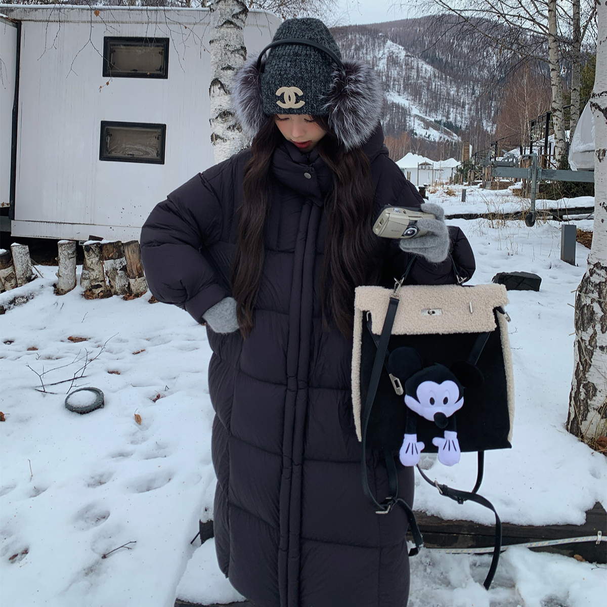 【云蓬系列】可溯源25新厚款90鸭绒羽绒服连帽高品质轻奢长羽绒服