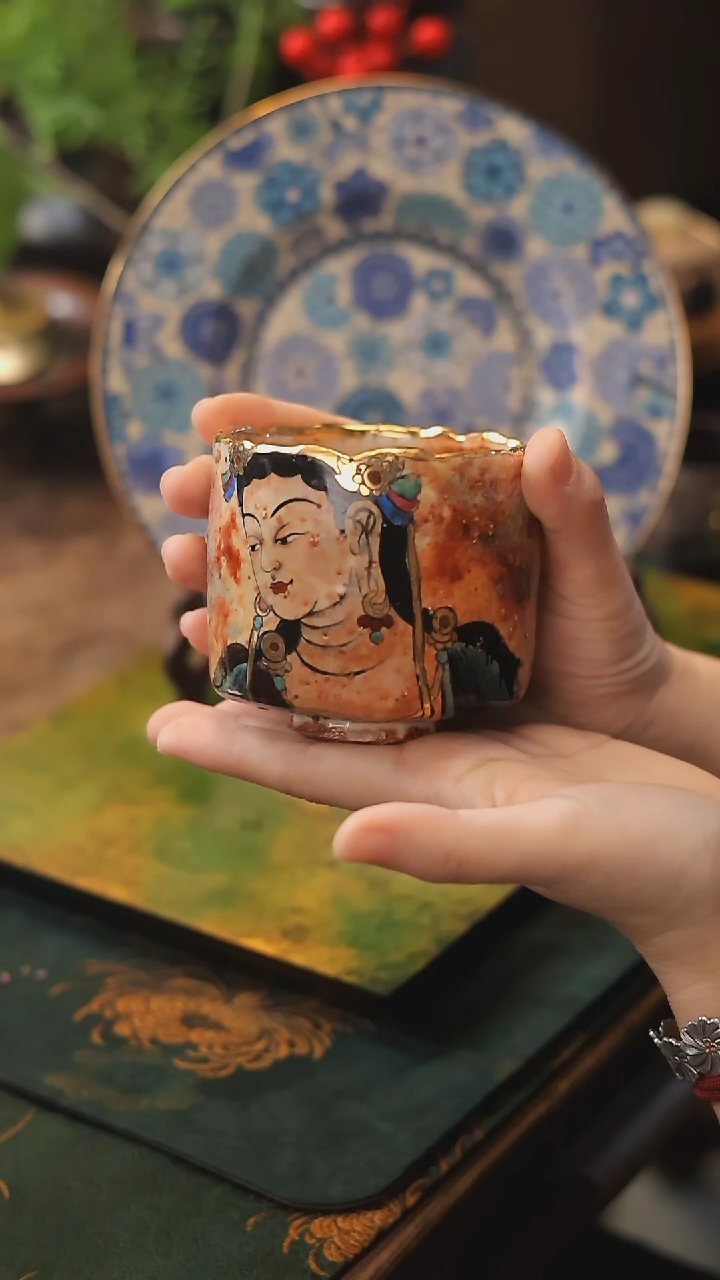 【闪购商品】【老王】敦煌手捏大杯