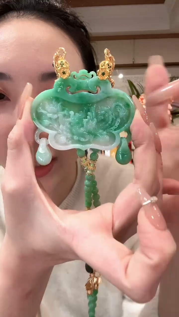 【闪购商品】翡翠颈饰未镶嵌国风