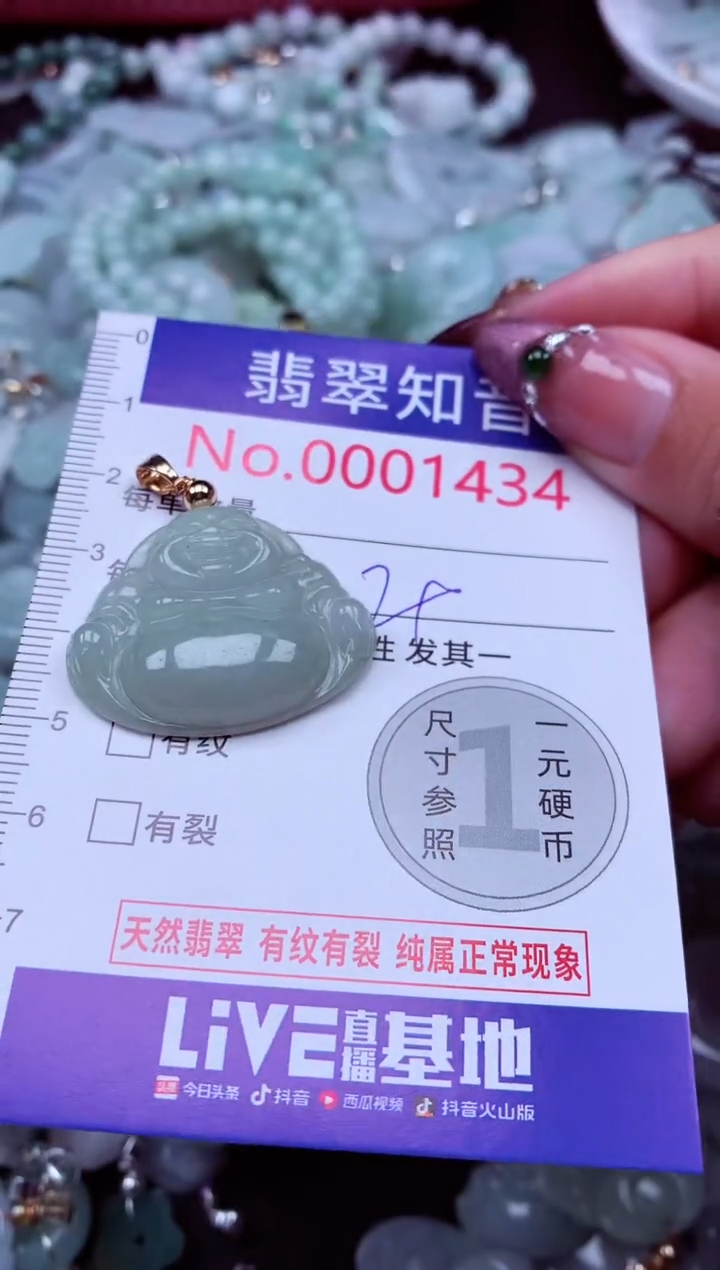 吊坠(不含链)未镶嵌翡翠1434