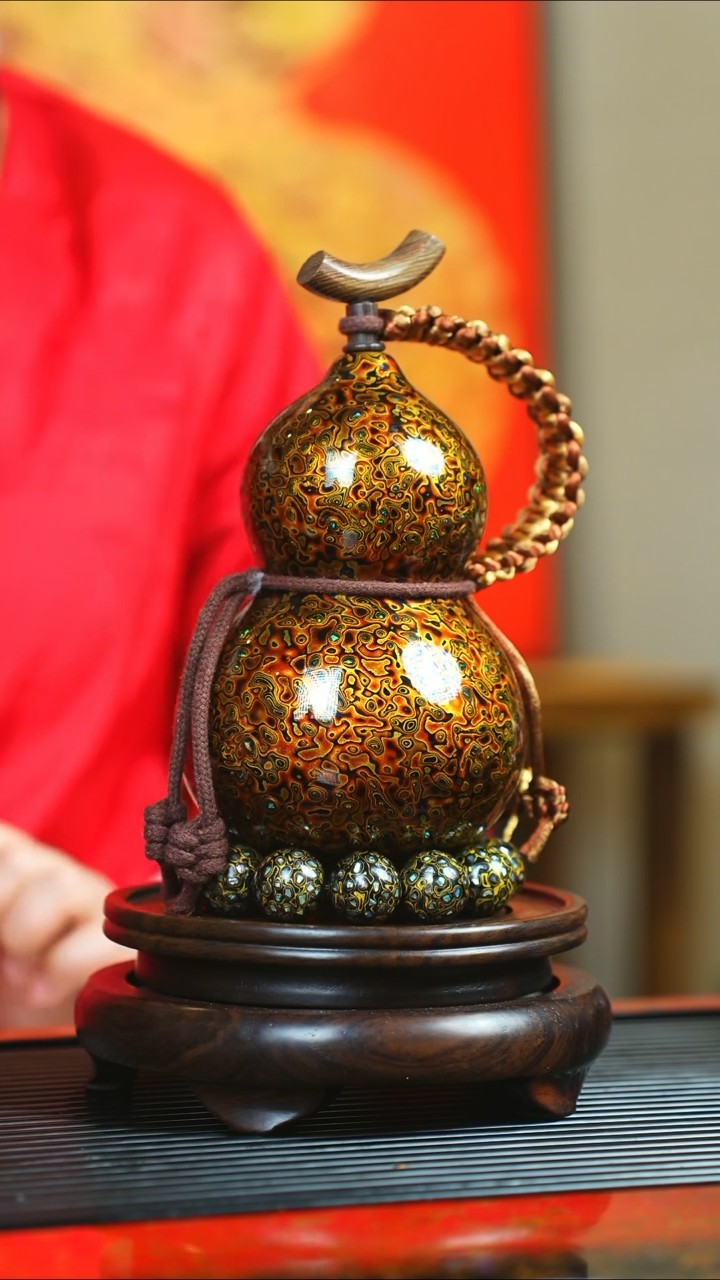 【闪购商品】JE121过年首选非遗大漆酒葫芦