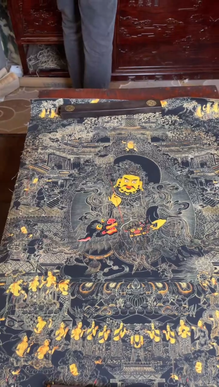 卷轴画手绘唐卡010