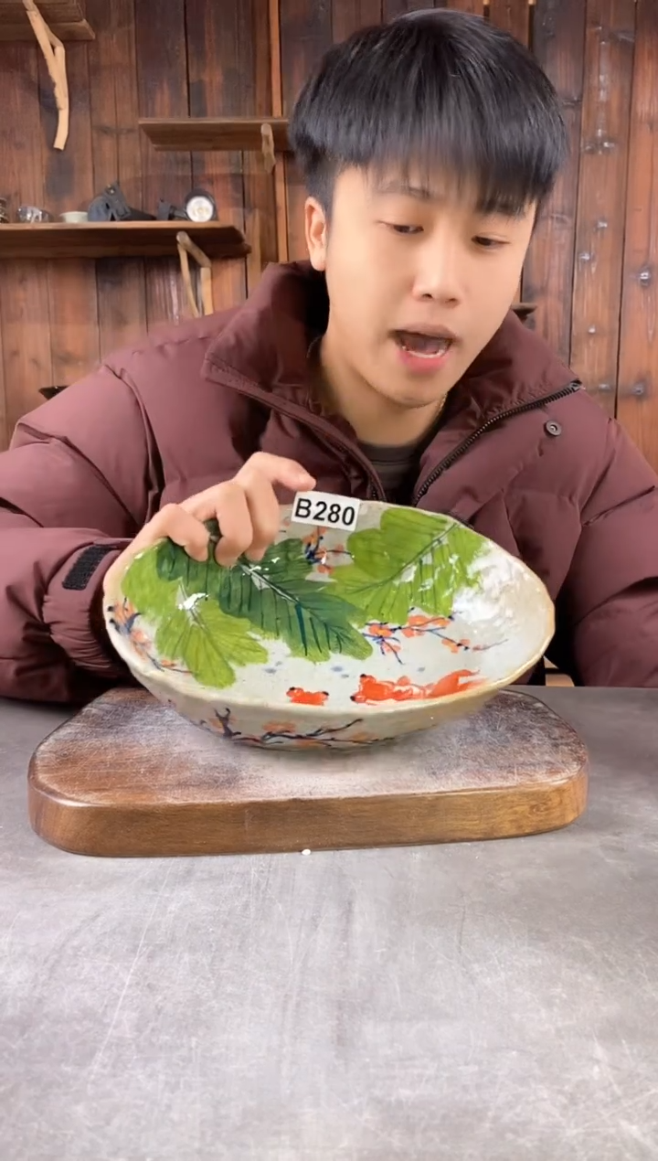 【闪购商品】碗280，手工手绘，超值陶瓷！