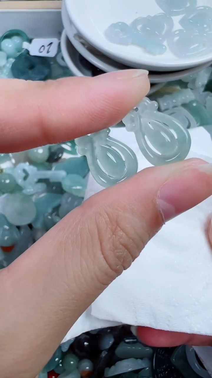 散珠翡翠268号链接，A货翡翠