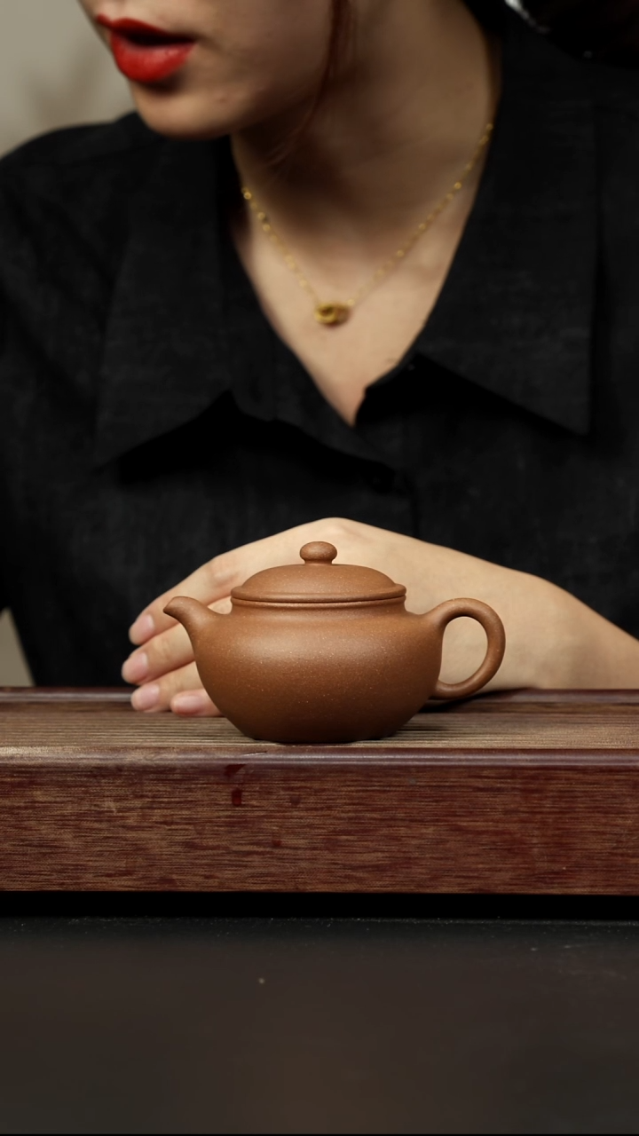 紫砂茶壶老段 永福莲子