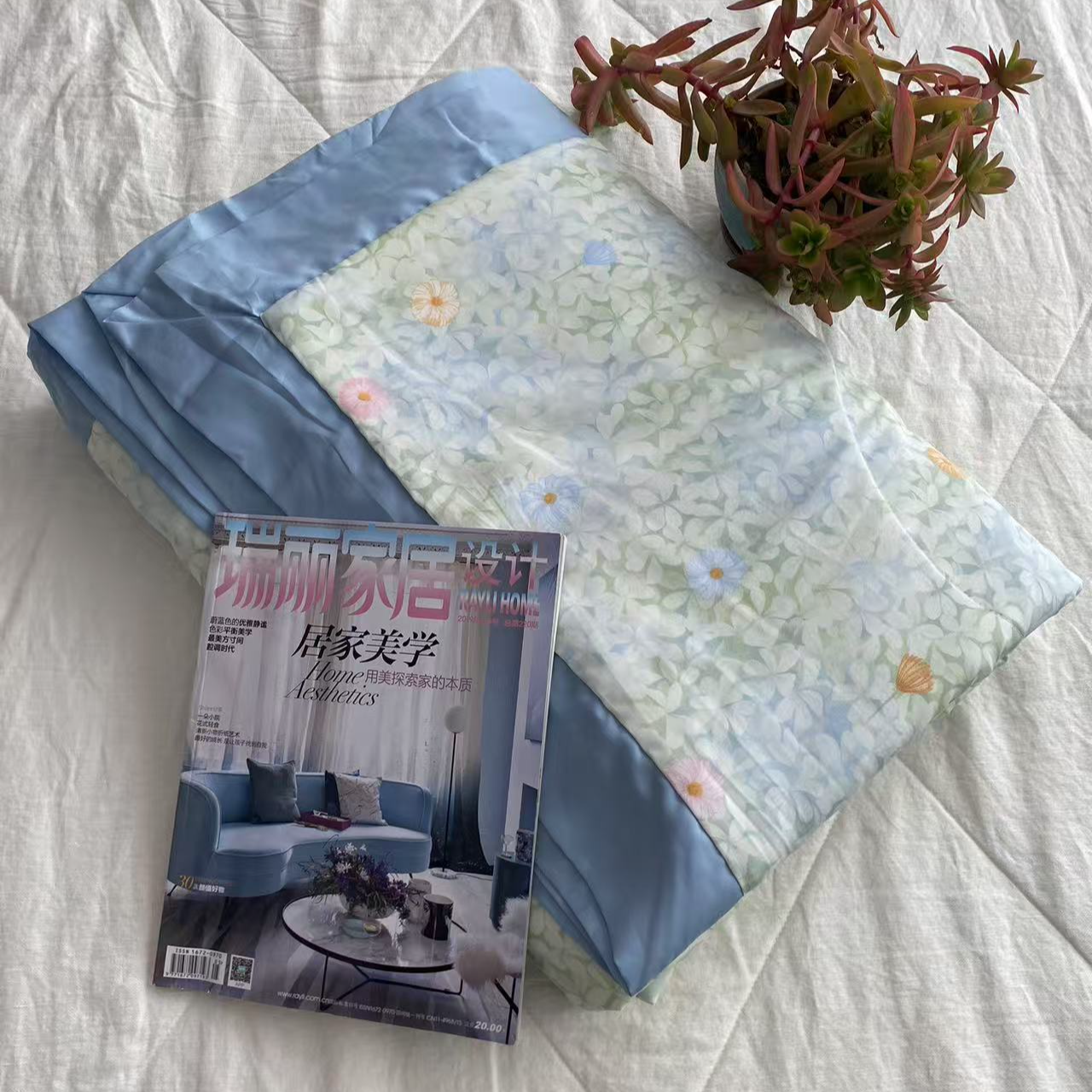 韩大雪！微重力莱赛尔天丝夏被2025款即刻凉爽凉感亲肤空调被