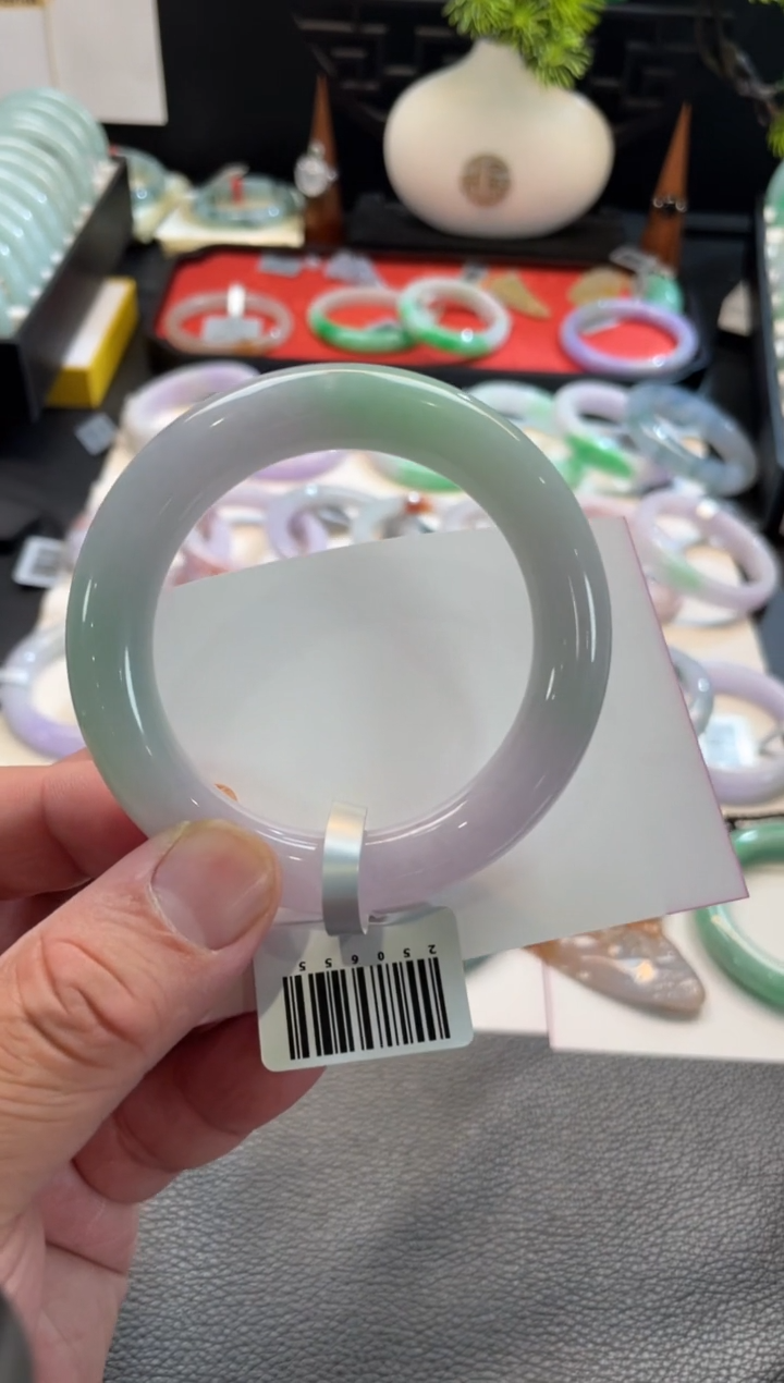 未镶嵌手镯翡翠102号链接 54圆条