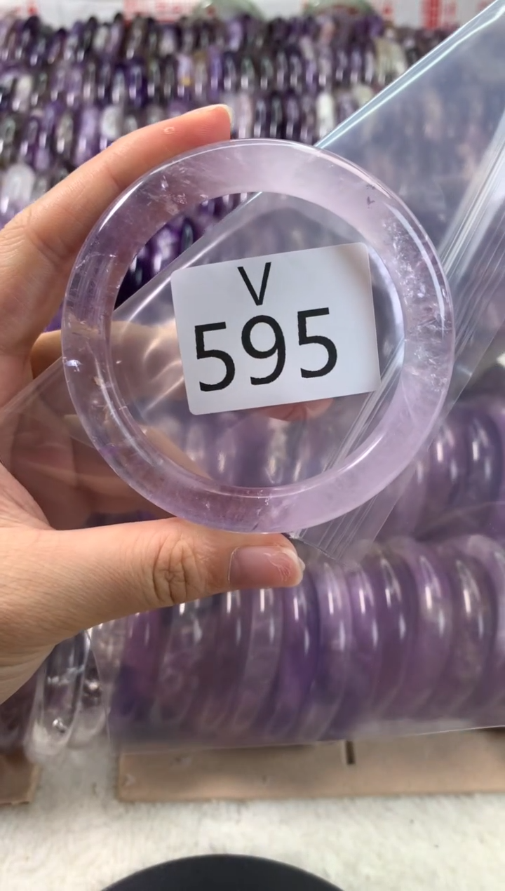 【闪购商品】水晶水晶手镯V未镶嵌595-58